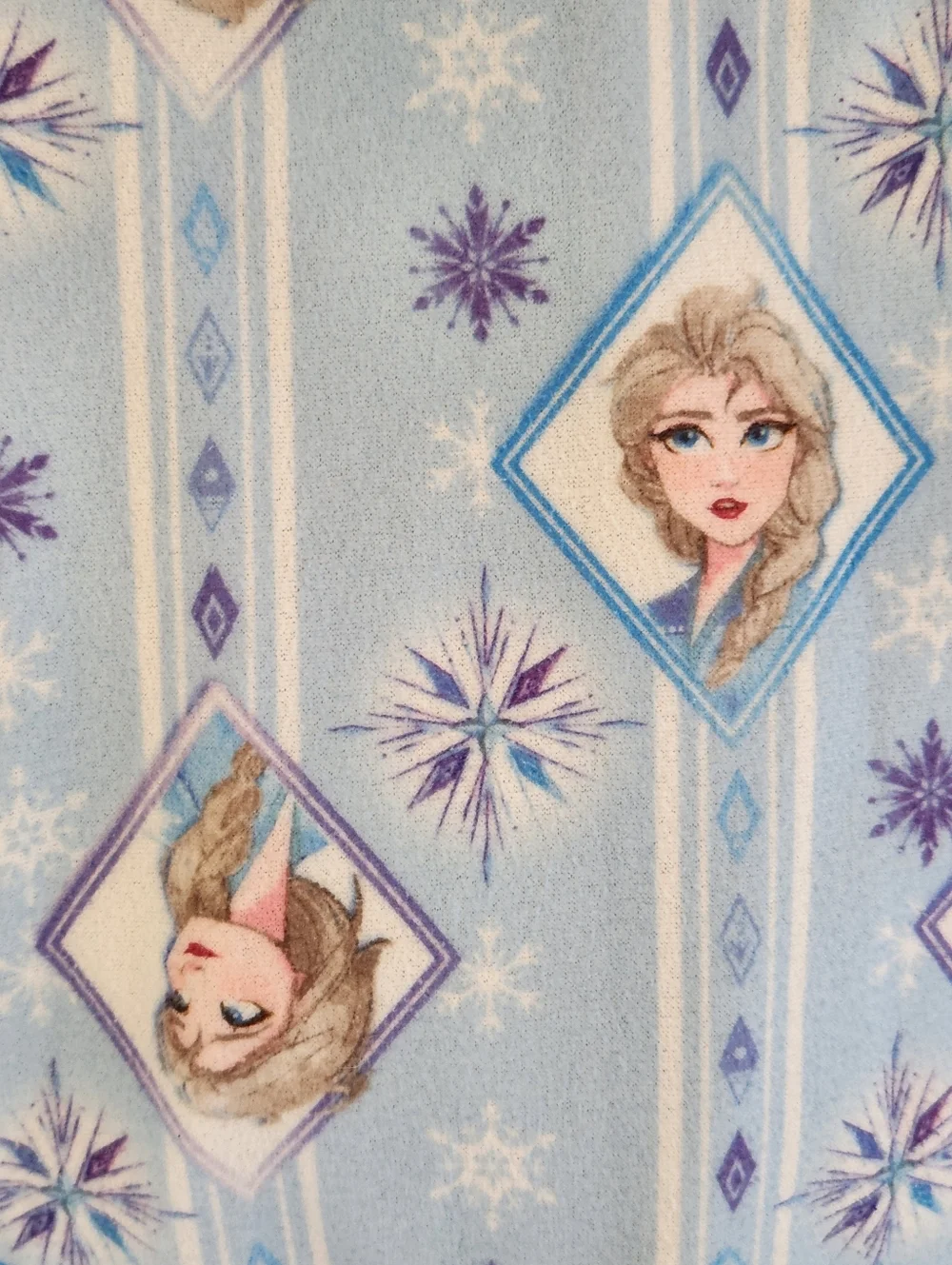 Disney Princess Frozen II Elsa Girl's 6 Flannel Nightgown - Picture 8 of 8
